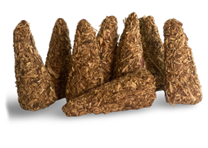 Natural incense cones